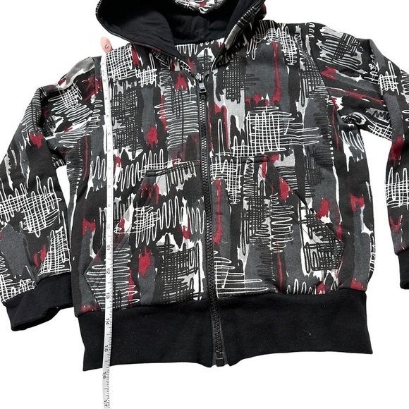 ⭐️ 5 for $25 Stylish Kids Hoodie Black Grey Burgundy Red 110 cm 4-5 Years - Picture 5 of 6